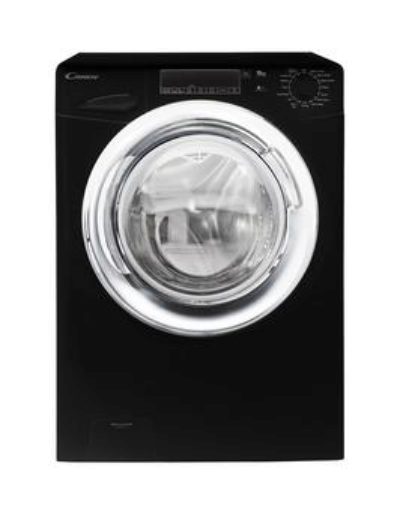 Candy Grand O Vita Gv1610Thwc3B 10Kg Load, 1600 Spin Washing Machine - Black